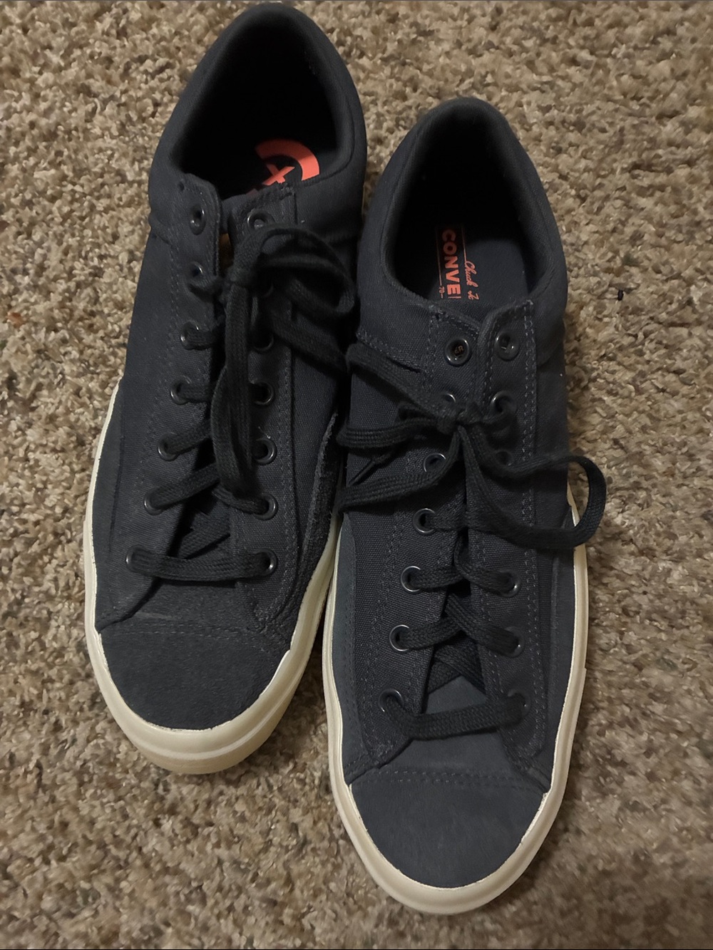 Converse Men’s Chuck 70 Marquis Canvas Low-Top Sneakers in Nightfall Size 13